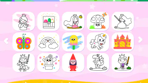 女孩的着色和绘画 screenshot
