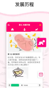 怀孕计算器和日历逐周 - 怀孕追踪器 - 怀孕管家 screenshot