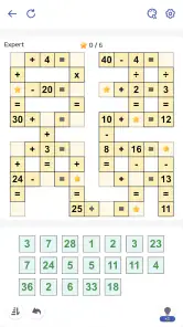 数学益智游戏 - Crossmath 交叉数学 screenshot
