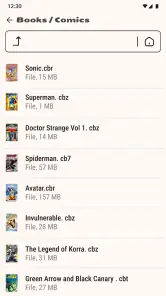 漫画书阅读器 (cbz/cbr) screenshot