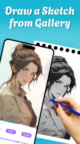 画动漫草图 screenshot