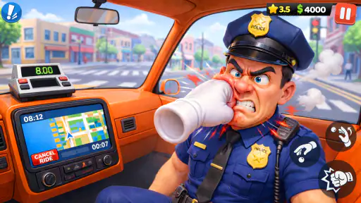 疯狂出租车:城市驾驶游戏 screenshot