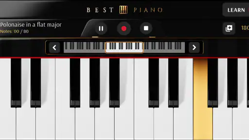 钢琴:学习和演奏歌曲 screenshot