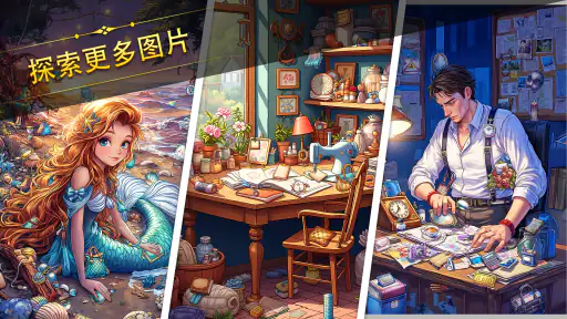 隐藏物品游戏：寻宝冒险，发现隐藏物品 screenshot