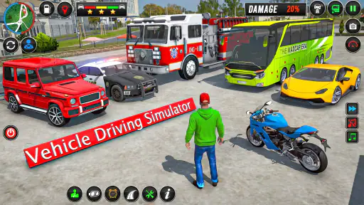 驾驶模拟器：车辆模拟 screenshot